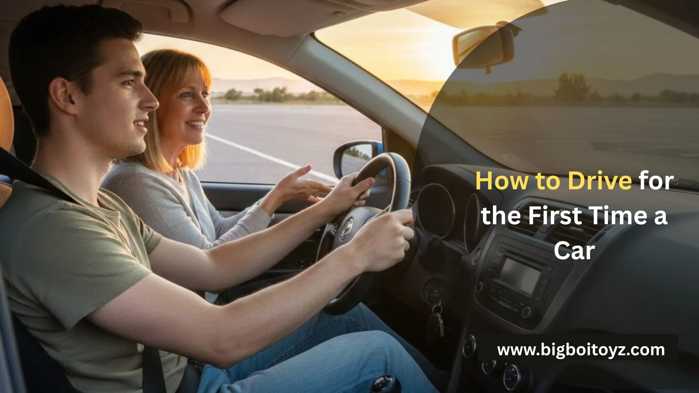 How to Drive for the First Time a Car